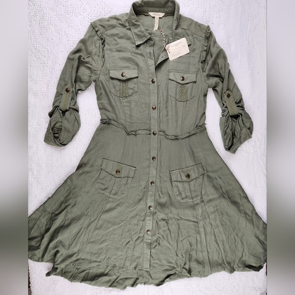 Matilda Jane NWT Green Tree Canopy Dress Size Medium - Picture 3 of 10